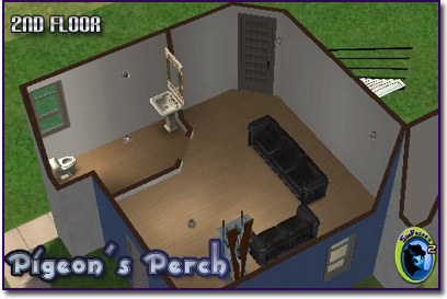 Pigeon's Perch Second Floor Living Room