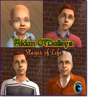 Aidan O'Malley's stages of life.
