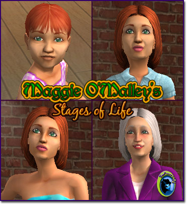 Maggie O'Malley's stages of life.