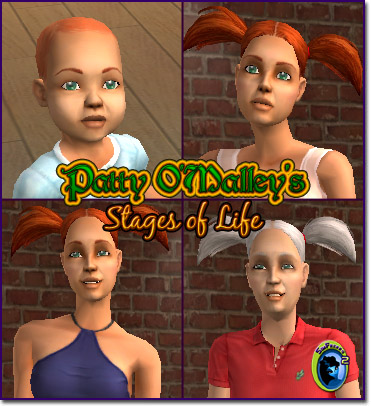 Patty O'Malley's stages of life.