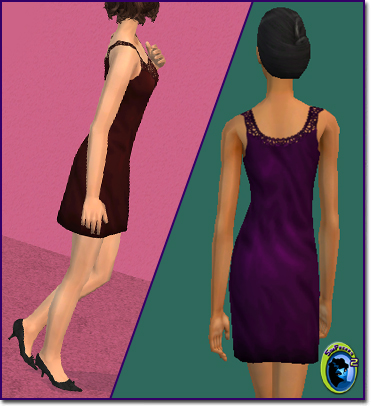 Two close-ups of the Simple Lace Dress