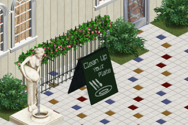 Clean Your Plate Sign