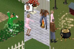 You are in luck! This updated magical clover patch is perfect for low maintenance planting because it is inexpensive and requires less water. It looks natural and untamed in the garden and often surprises the gardener (and others). New graphics and behaviors added. Happy St. Patrick's Day!